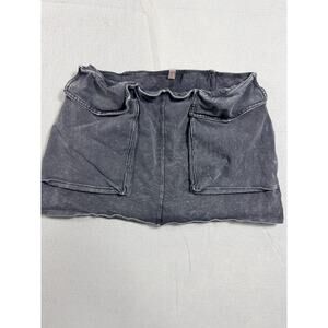 FREE PEOPLE Movement New Flow Skort Size Medium Black Activewear